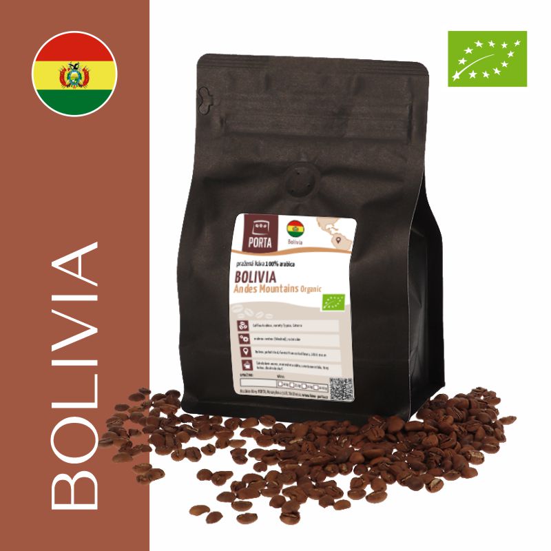 Káva Bolivia – Andes Mountains Organic - Balení: 1000g