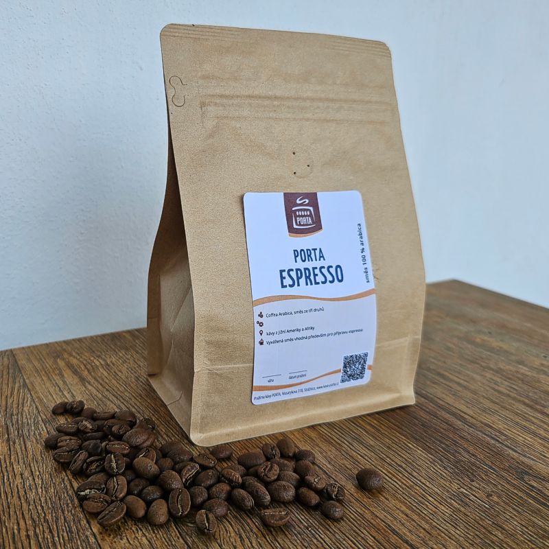 Káva PORTA Espresso - Balení: 1000g